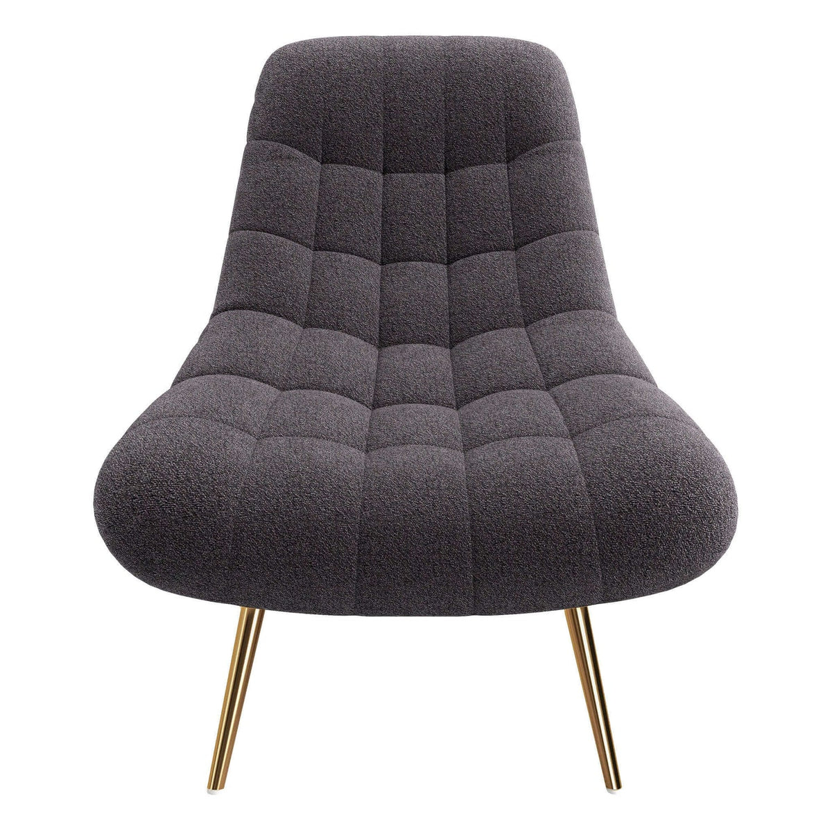 Ashcroft Furniture Aubrey French Boucle Lounge Chair with Plush Boucle Upholstery - view 4