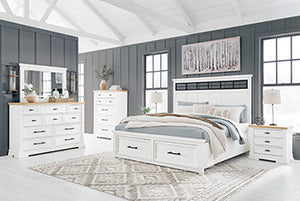 Ashbryn Three Drawer Night Stand