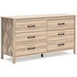 Battelle Six Drawer Dresser