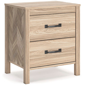 Battelle Two Drawer Night Stand