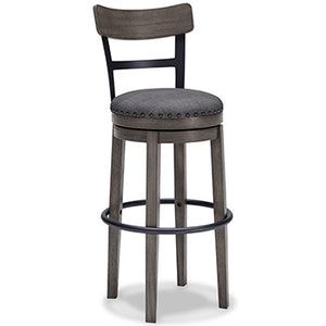 Caitbrook Tall Upholstered Swivel Barstool