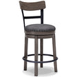 Caitbrook Upholstered Swivel Barstool