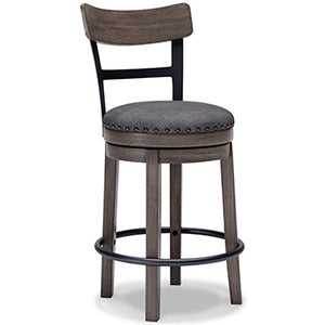 Caitbrook Upholstered Swivel Barstool