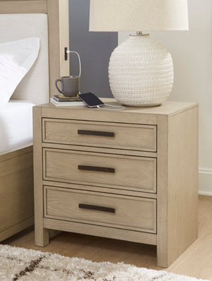 Calmoro Three Drawer Night Stand