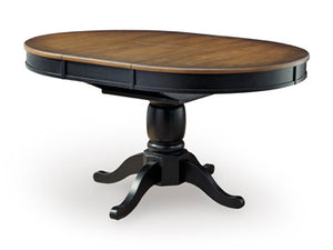 Clorazi Oval Dining Room Butterfly EXT Table