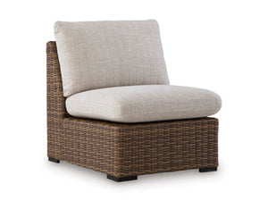 Dolan Creek Armless Chair with Cushion