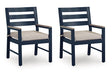 East Beach Arm Chair With Cushion (Set of 2)