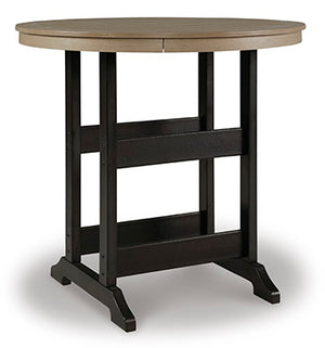 Fairen Trail Round Bar Table with UMB OPT
