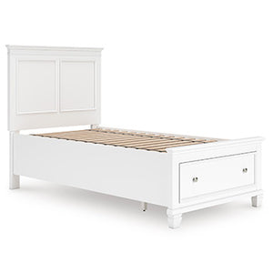 Fortman Storage Footboard with Roll Slats Twin