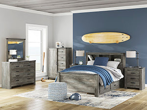 Frandern Bookcase Headboard Full