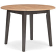 Gesthaven Round Dining Room Drop Leaf Table