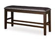 Haddigan DBL Counter Upholstered Bench