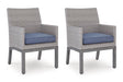 Half Moon Beach Arm Chair With Cushion (Set of 2)