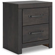 Hollivern Two Drawer Night Stand