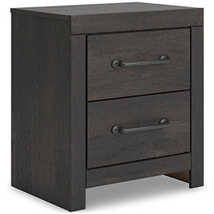 Hollivern Two Drawer Night Stand