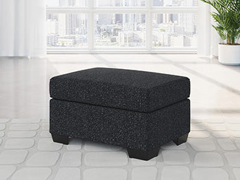 Jasmine Peaks Ottoman