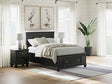 Lanolee Full Storage Footboard with Roll Slats