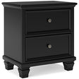 Lanolee Two Drawer Night Stand