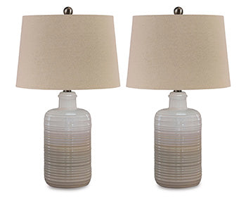 Marnina Ceramic Table Lamp (Set of 2)
