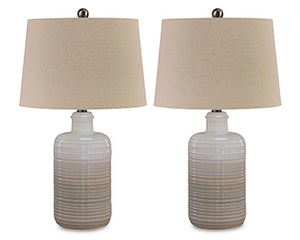 Marnina Ceramic Table Lamp (Set of 2)