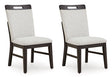 Neymorton Dining Upholstered Side Chair (Set of 2)