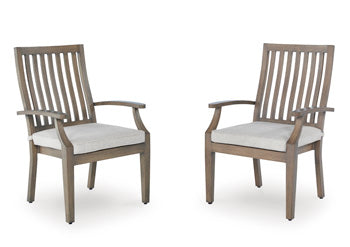 Rainier Ranch Arm Chair With Cushion (Set of 2)