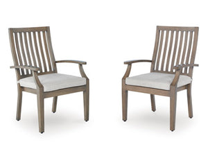Rainier Ranch Arm Chair With Cushion (Set of 2)