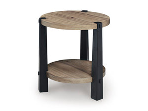 Ridgester Round End Table