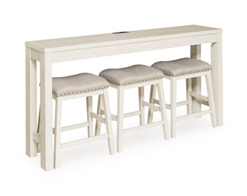 Robbinsdale Rectangular Dining Room Counter Table Set (Set of 4)