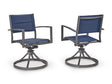Rocky Creek Sling Swivel Chair (Set of 2)