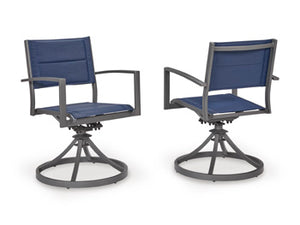 Rocky Creek Sling Swivel Chair (Set of 2)