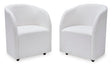 Rowanbeck Dining Upholstered Arm Chair (Set of 2)