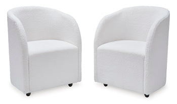 Rowanbeck Dining Upholstered Arm Chair (Set of 2)