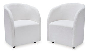 Rowanbeck Dining Upholstered Arm Chair (Set of 2)