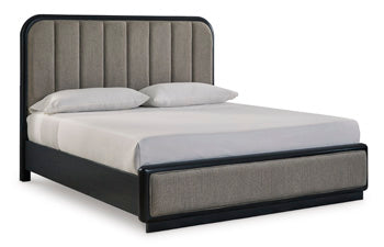 Rowanbeck King Upholstered Panel Footboard/Rails