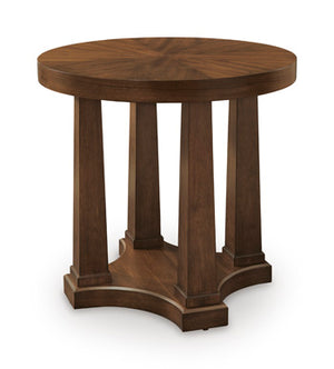 Rustic Plains Round End Table