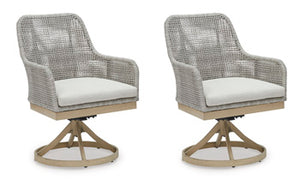 Seton Creek Swivel Chair with Cushion (Set of 2)