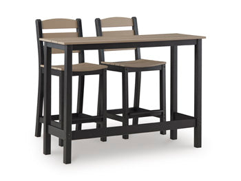 Shoreline Beach Counter Table Set (Set of 3)