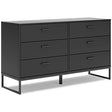 Socalle Six Drawer Dresser