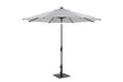 Spring Palms 10 FT LED Twist Umbrella Gray