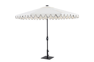 Spring Palms Twist Tilt Umbrella White