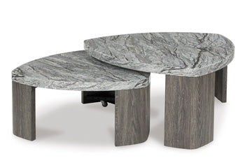 Surmour Stacked Cocktail Table