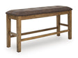Urbinforte DBL Counter Upholstered Bench