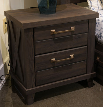 Vonitta Bay Two Drawer Night Stand