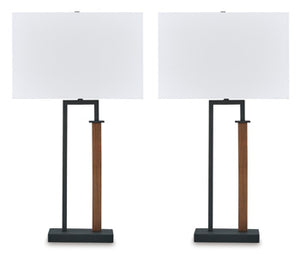 Voslen Metal Table Lamp (Set of 2)
