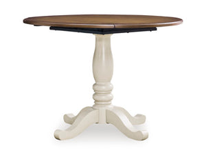 Wirloni Round Dining Room Drop Leaf Table