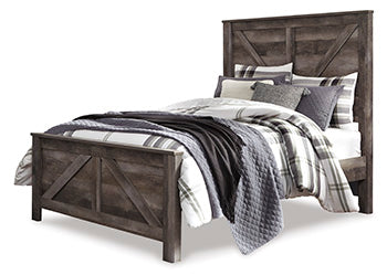 Wynnlow Queen Crossbuck Panel Footboard