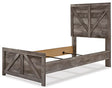 Wynnlow Twin Crossbuck Panel Headboard/Footboard