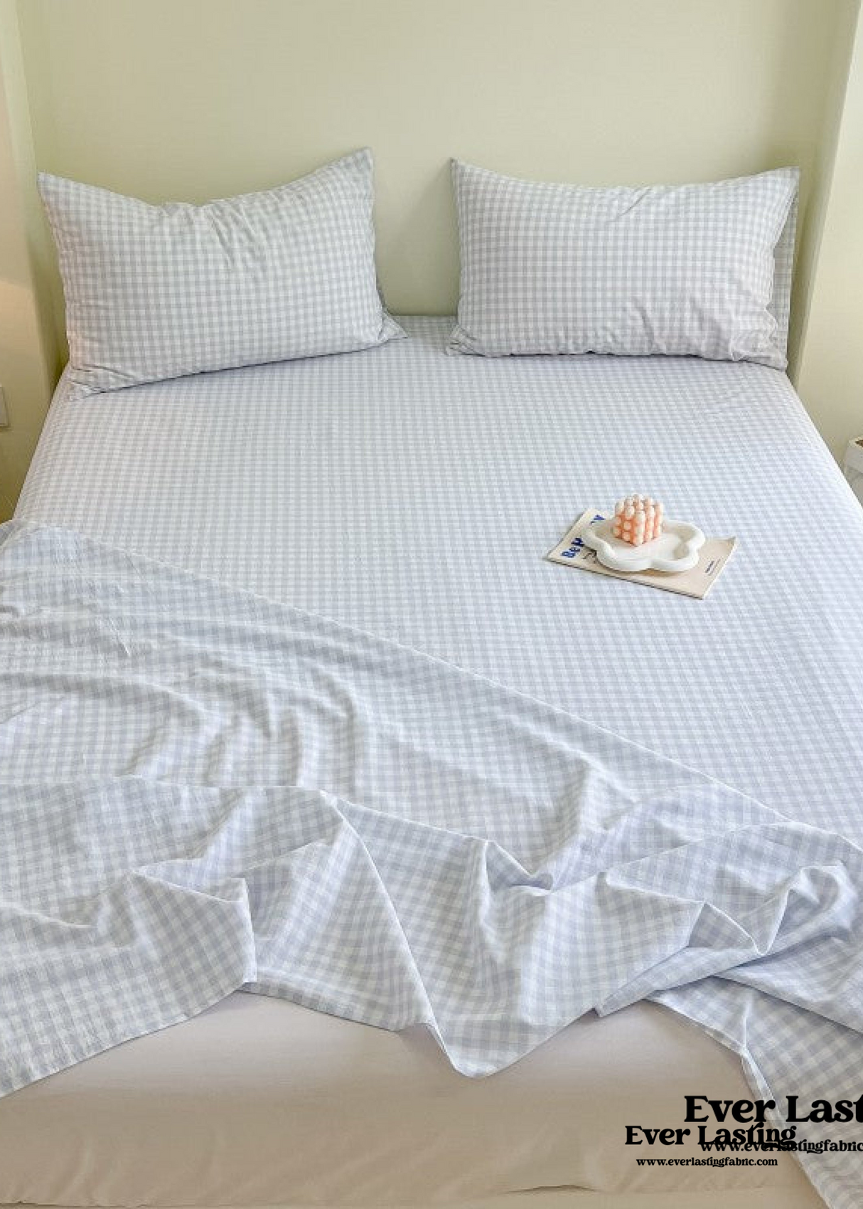 Assorted Gingham & Plaid Bed Sheets