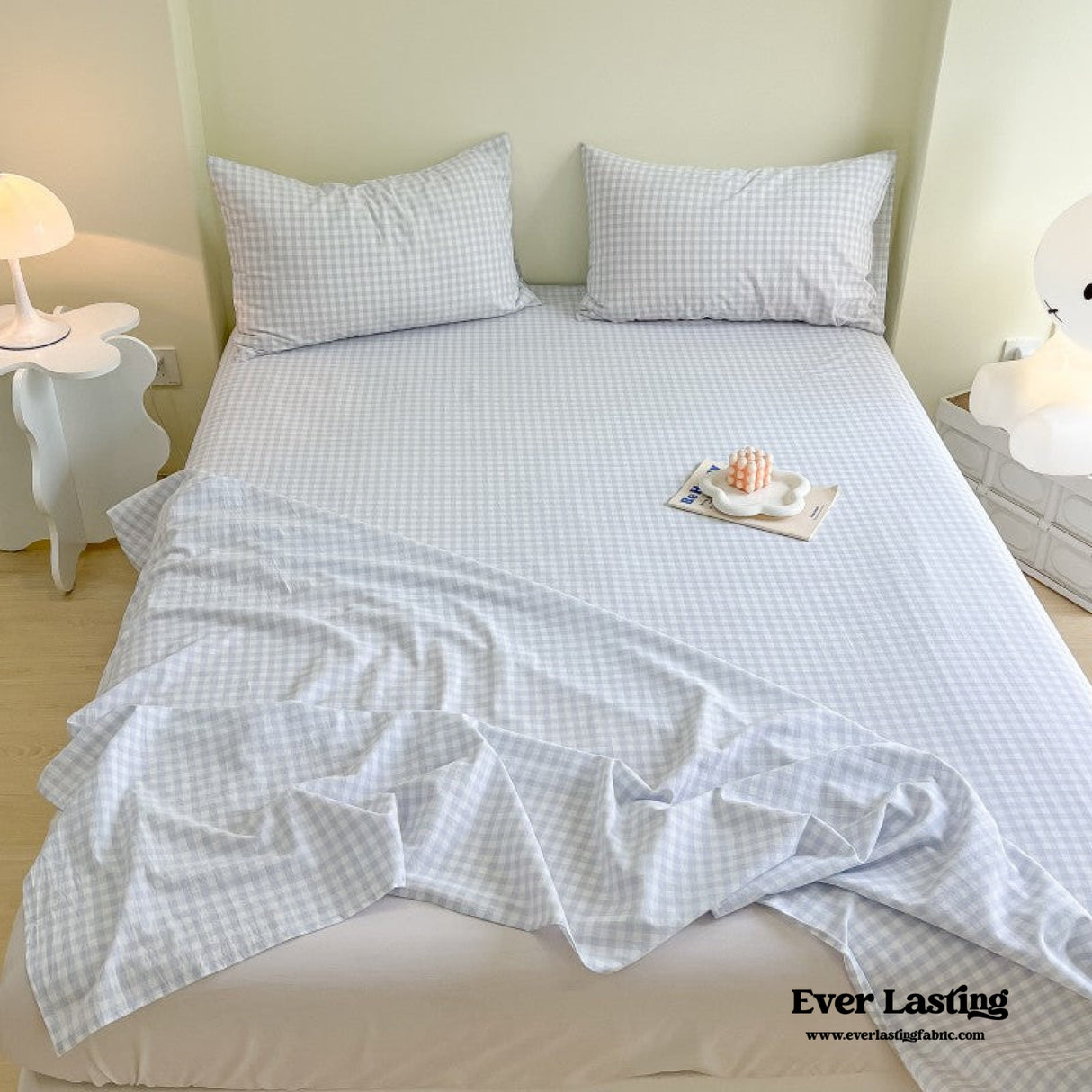 Assorted Gingham & Plaid Bed Sheets